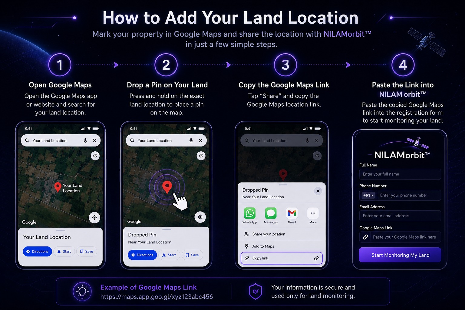 How to add your land location on Google Maps — 4 step guide